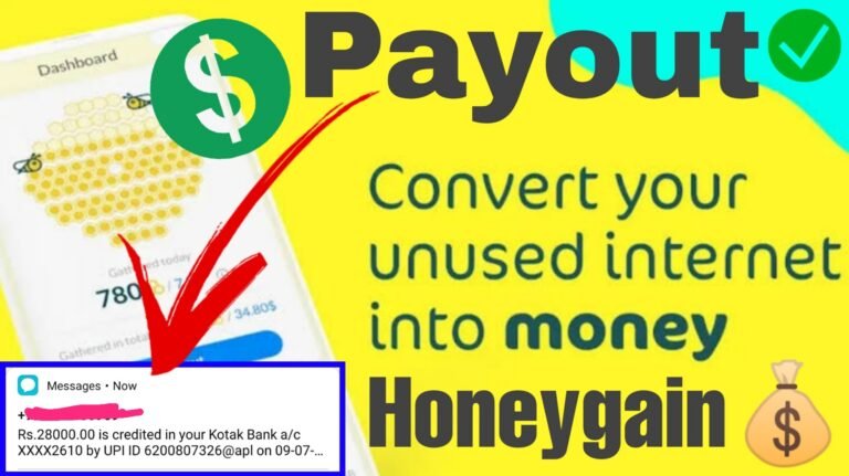 Honeygain Payout
