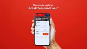 kotak bank loan apply